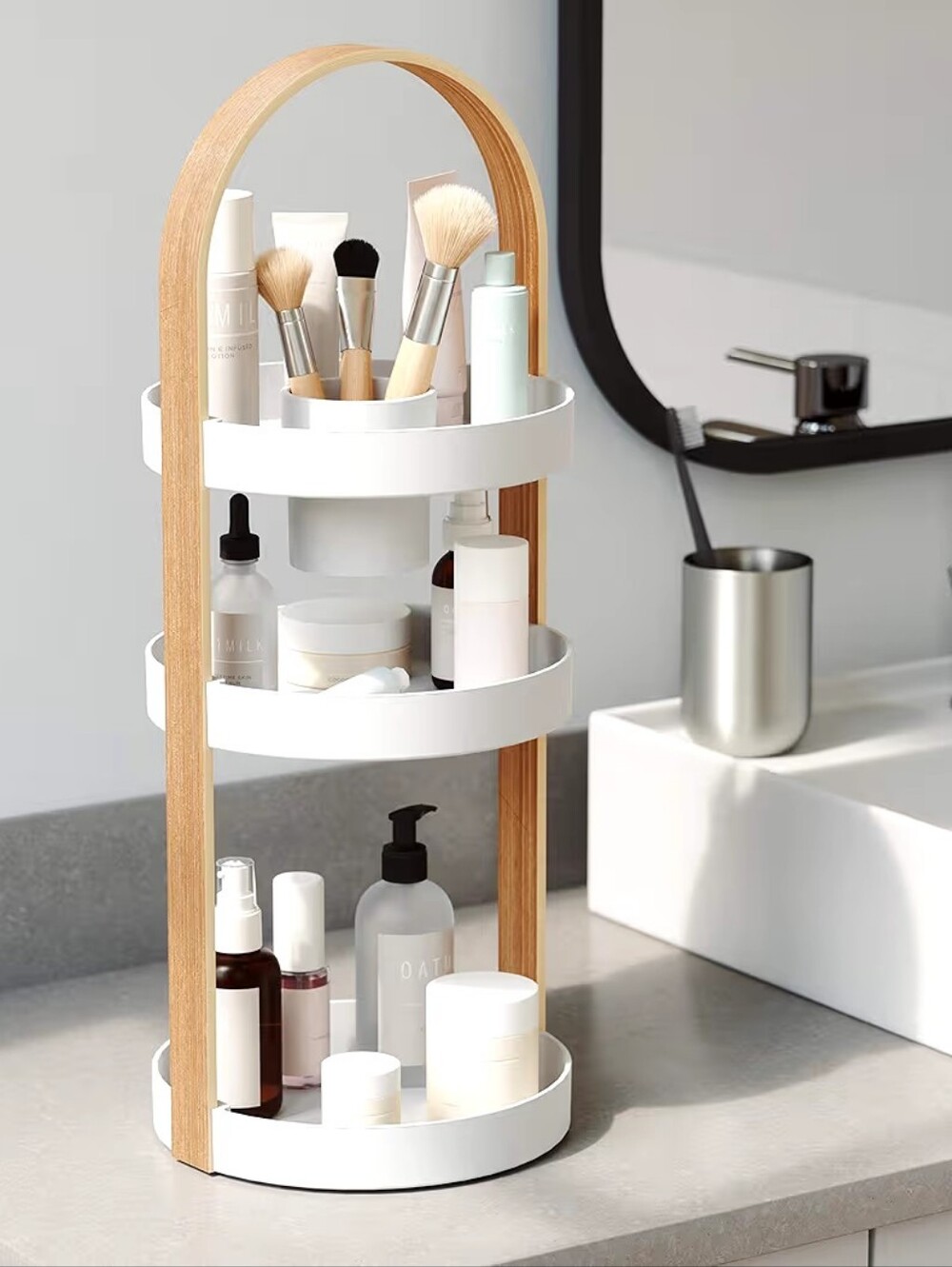 Umbra Bellwood 3-Tier Bathroom Cosmetic Organizer
